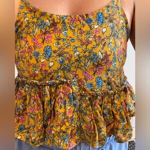 Flowery tank top